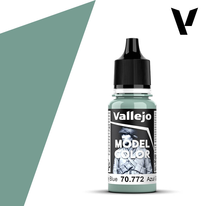 Vallejo Model Color: Medium Grey Blue 18ml