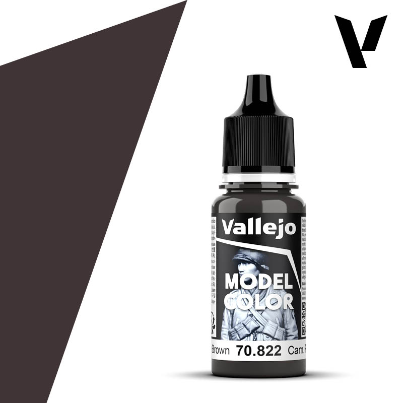 Vallejo Model Color: Camouflage Black Brown 18ml