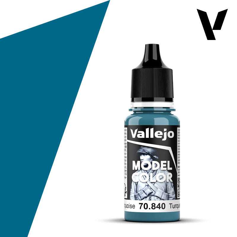 Vallejo Model Color: Light Turquoise 18ml