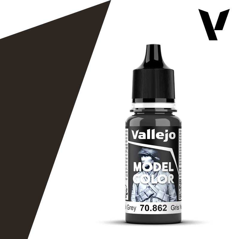 Vallejo Model Color: Black Grey 18ml