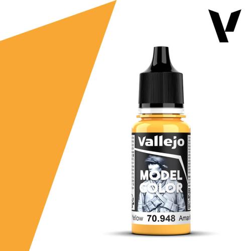 Vallejo Model Color: Golden Yellow 18ml