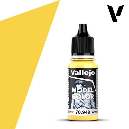Vallejo Model Color: Light Yellow 18ml