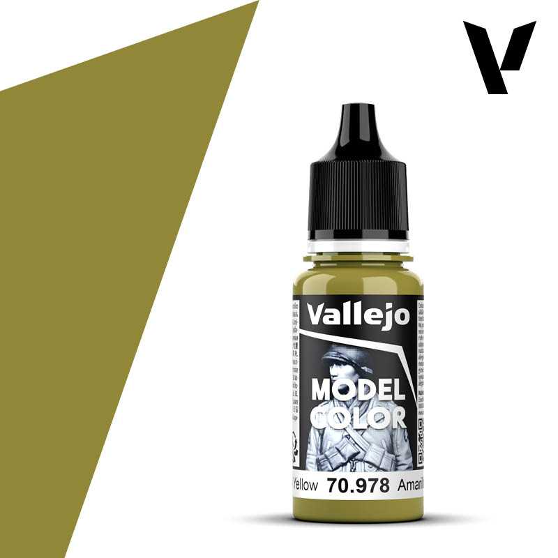 Vallejo Model Color: Dark Yellow 18ml