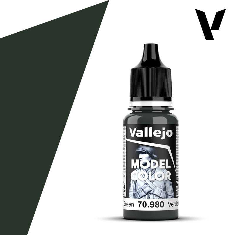Vallejo Model Color: Black Green 18ml