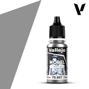 Vallejo Model Color: Silver 18ml