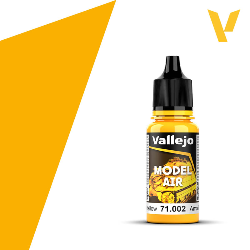 Vallejo Model Air: Medium Yellow (18ml)