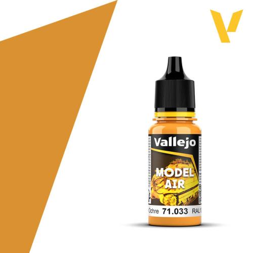 Vallejo Model Air: Yellow Ochre RAL1006 (18ml)