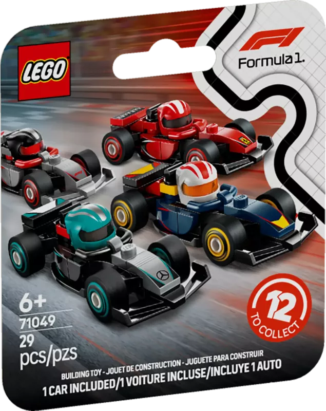LEGO Minifigur 71049 - F1 Racerbilar att Samla