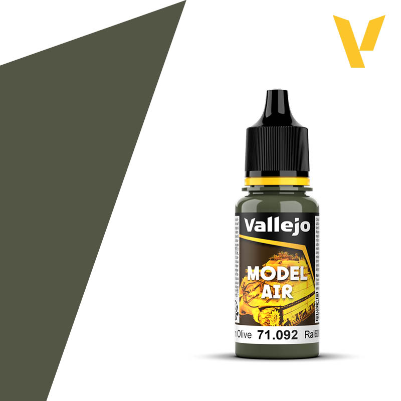 Vallejo Model Air: Medium Olive RAL6003 (18ml)