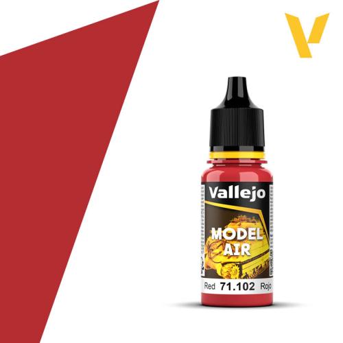 Vallejo Model Air: Red (18ml)