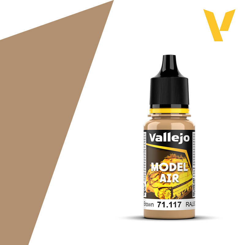 Vallejo Model Air: Camouflage Brown RAL 8020 (18ml)
