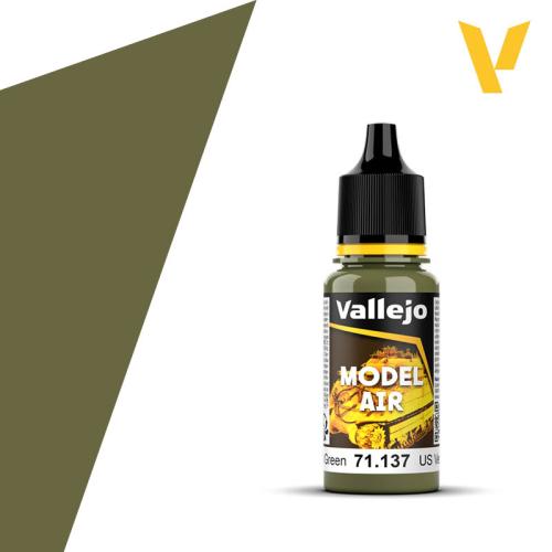 Vallejo Model Air: US Light Green (18ml)