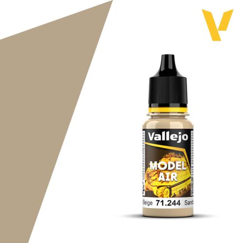 Vallejo Model Air: Sand Beige (18ml)