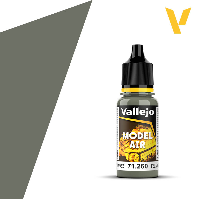 Vallejo Model Air: Light Grey RLM63 (18ml)