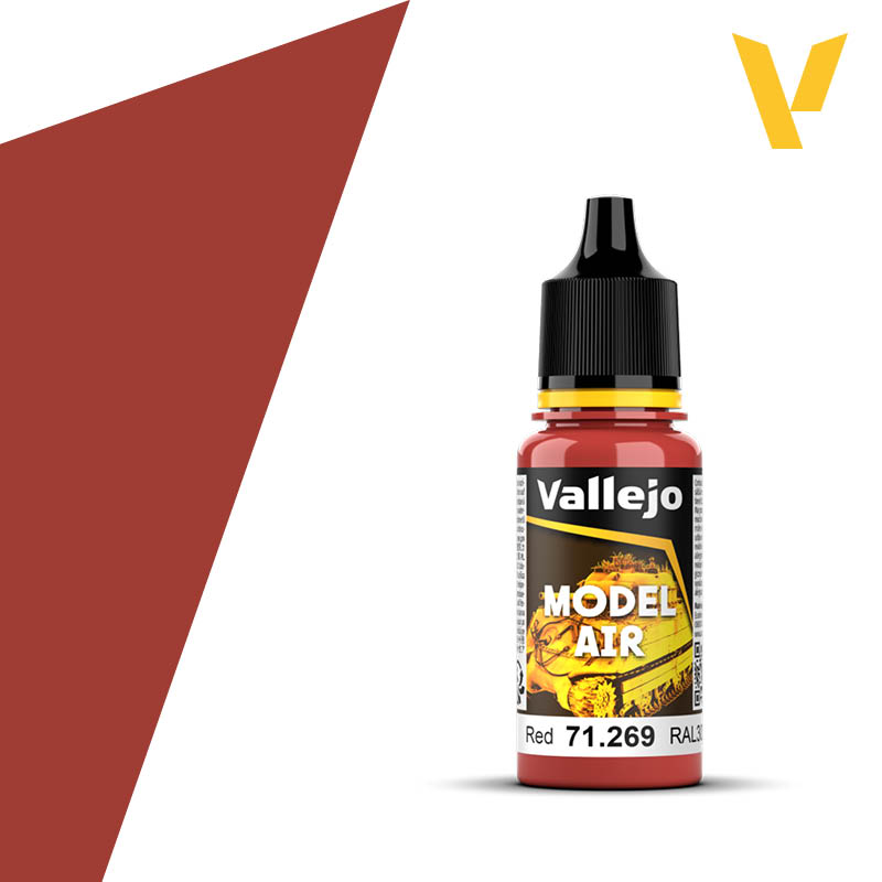 Vallejo Model Air: Red RAL3000 (18ml)