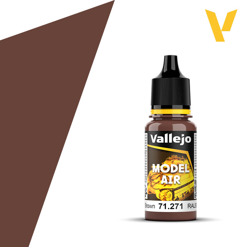 Vallejo Model Air: German Red Brown RAL8012 (18ml)