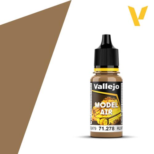 Vallejo Model Air: Sand Yellow RLM79 (18ml)