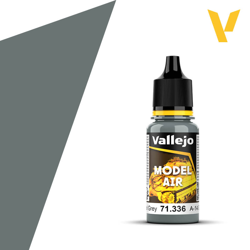 Vallejo Model Air: A-14 Steel Grey (18ml)