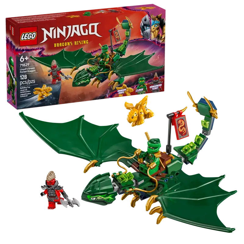 Lego Ninjago Lloyds Gröna Skogsdrake