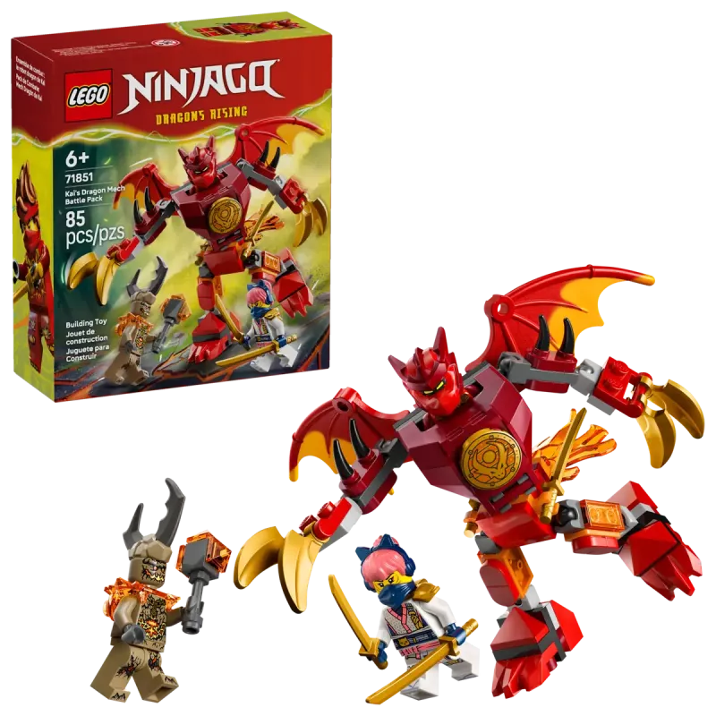 LEGO Ninjago Kais drakrobot – stridspaket 71851