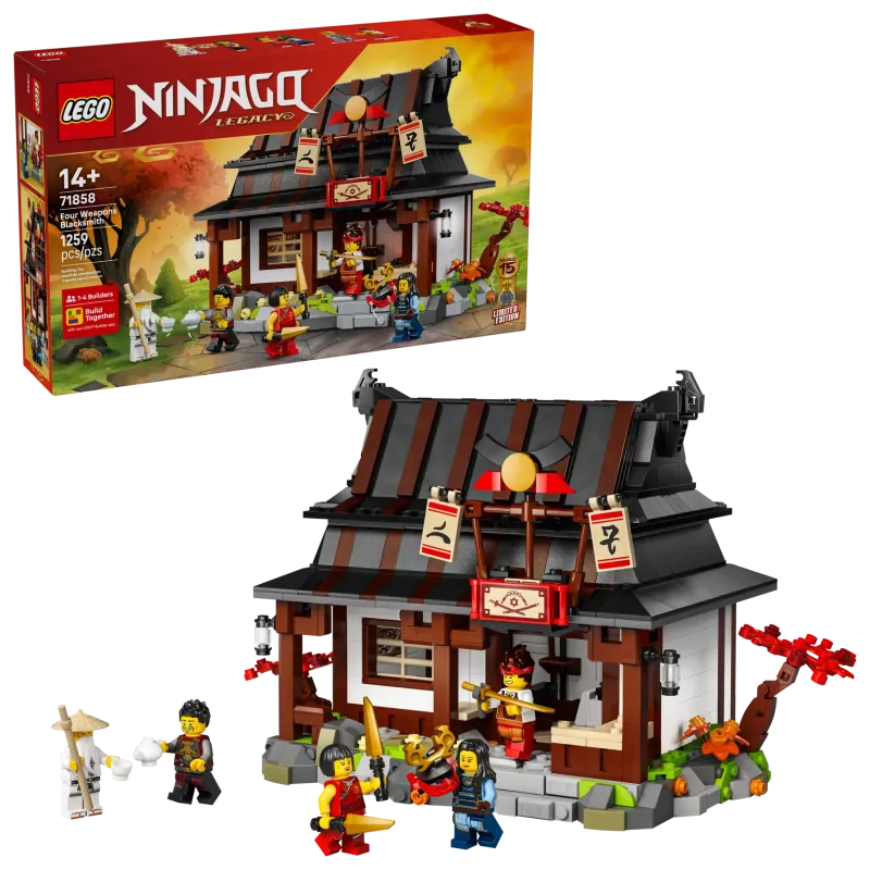 LEGO Ninjago 15-årsjubileum – De fyra vapnens smedja 71858