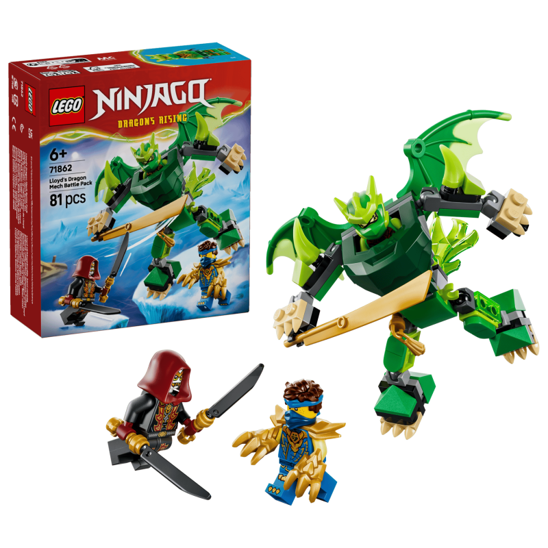 LEGO Ninjago Lloyds robotdrake – stridspaket 71862