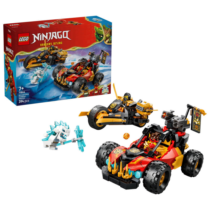 LEGO Ninjago Kais och Coles kombinationsfordon 71864