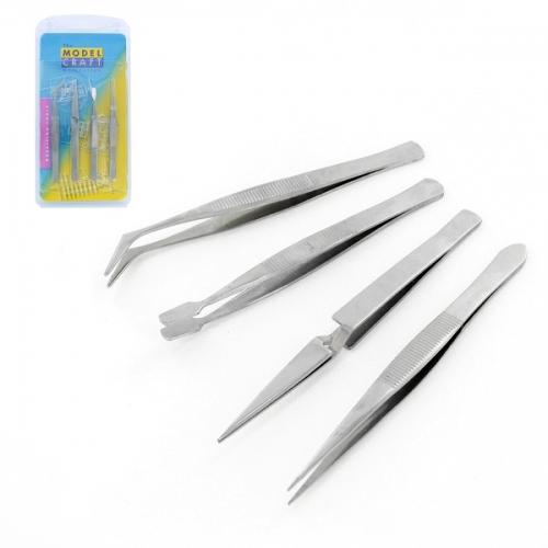 Tweezers - Budget (Set of 4)