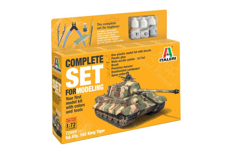 Sd. Kfz. 182 King Tiger - Complete Set For Modeling - Starter kit 1/72