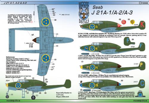 SAAB J21A-1/A-2/A-3 1/72