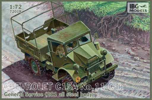 Chevrolet C15A No.11 Cab General Service (2C1 all steel body) 1/72