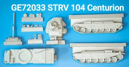Strv104 Centurion Uparmoured 1:72