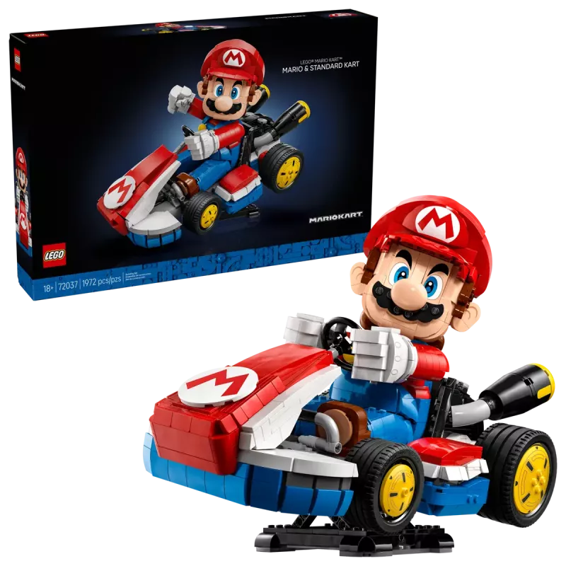Lego Super Mario Mario Kart – Mario & Standard Kart 72037