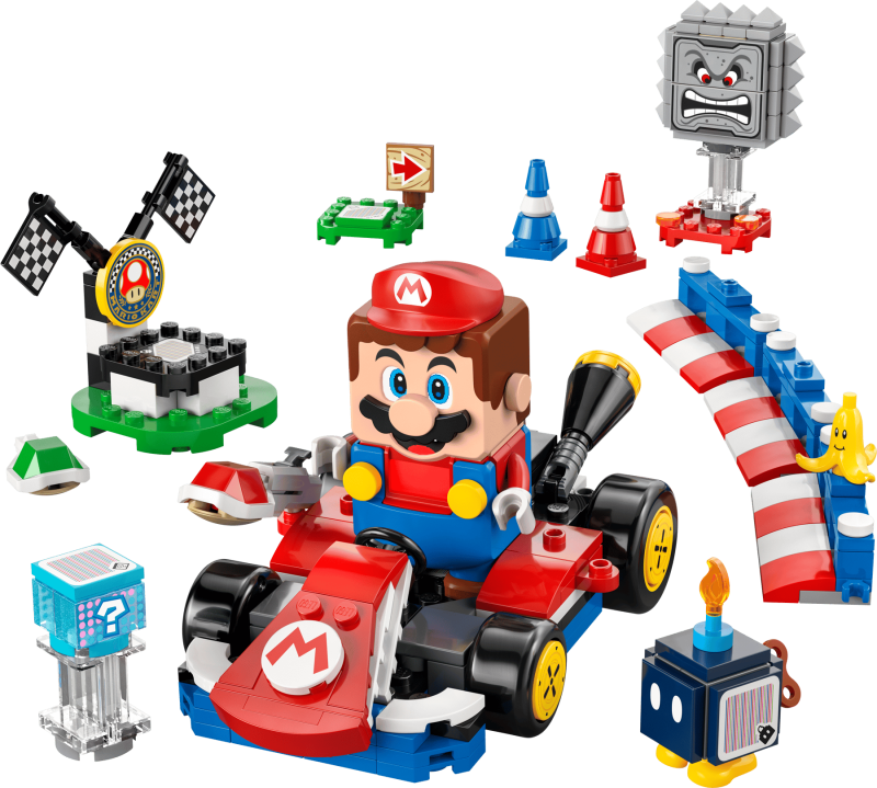 LEGO Super Mario Mario Kart – Interaktiv LEGO Mario & Standard Kart 72043