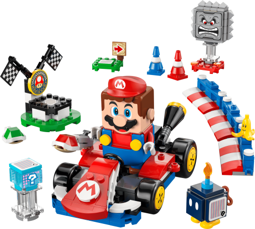 LEGO Super Mario Mario Kart – Interaktiv LEGO Mario & Standard Kart 72043
