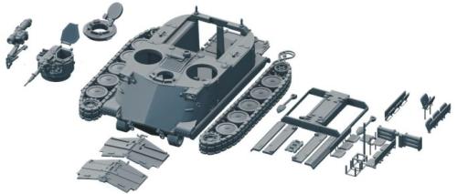 PBV302 Infantry Fighting Vehicle with full interior. 1:72