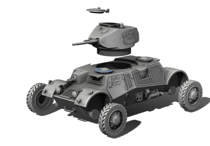 Landsverk 180 Pansarbil m/39 Lynx 1:72