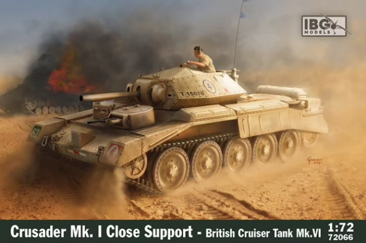 Crusader Mk.I Close Support British Cruiser Tank Mk.VI 1/72