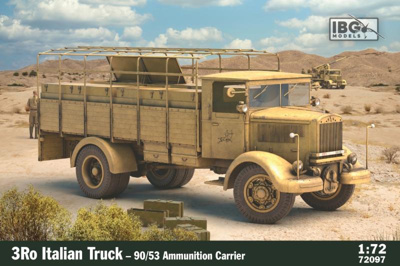 3Ro Italian Truck - 90/53 Ammunition Carrier 1/72