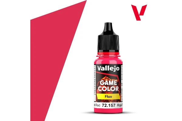 Vallejo Game Color: Fluorescent Red 18 ml