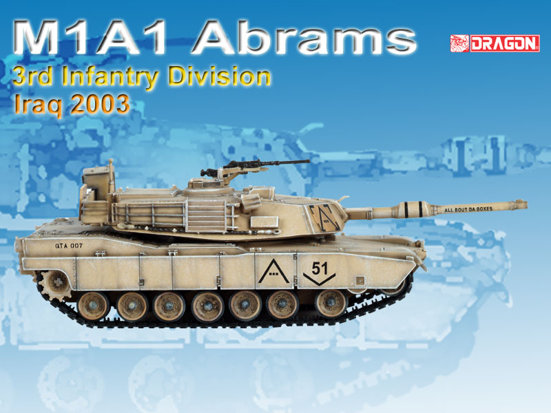 M1A1 Abrams 3Rd Infantry Div. Iraq 2003 1/72