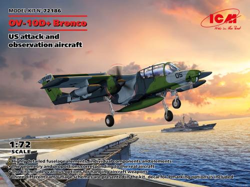 North-American/Rockwell OV-10D+ Bronco US attack and observation aircraft 1/72