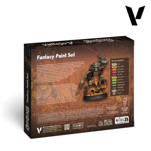 Vallejo Game Color: Fantasy Paint Set - Squidmar Miniatures (12x18ml)