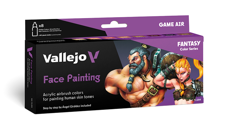 Vallejo Game Air: Face Painting Set (8x18ml)