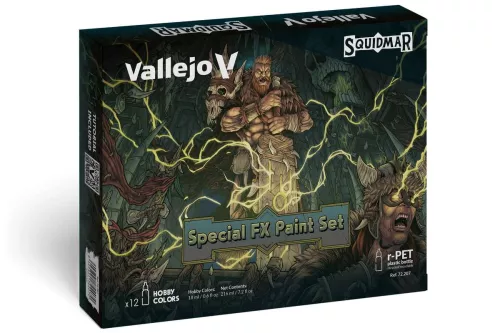 Vallejo Game Color: Special FX paint set . Squidmar Miniatures (12x18ml)