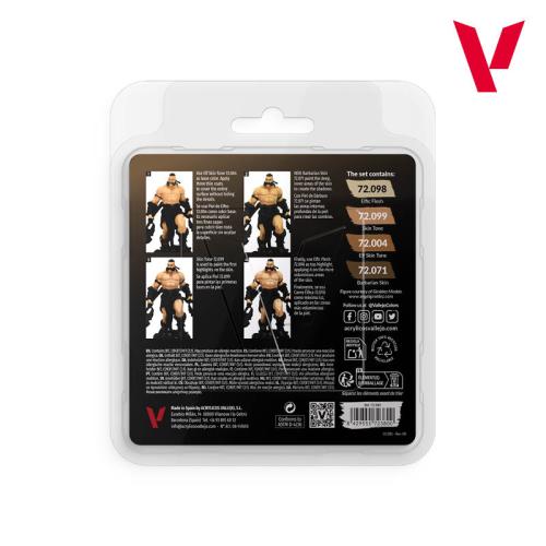 Game Color, tanned skin set 4x18ml