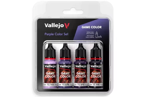 Vallejo Game Color, purple color set 4x18ml
