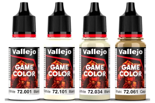 Vallejo Game Color: White  set (4x18ml)