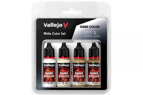 Vallejo Game Color: White  set (4x18ml)