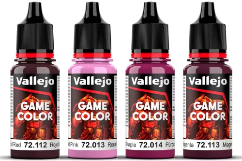 Vallejo Game Color: Magenta set (4x18ml)